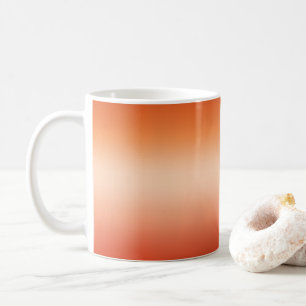 Ombre Hot Summer Oranje & Abriot gradiënt Koffiemok