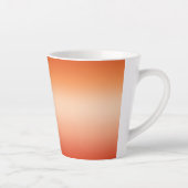  Ombre Hot Summer Oranje & Abriot gradiënt Latte Mok (Rechts)