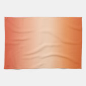 Ombre Hot Summer Oranje & Abriot gradiënt Theedoek (Horizontaal)