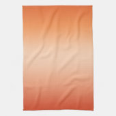 Ombre Hot Summer Oranje & Abriot gradiënt Theedoek (Verticaal)