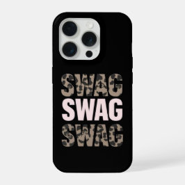 Ombre Houtskool Swag iPhone 15 Pro Case