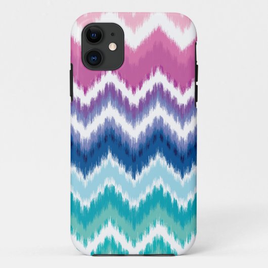 Ombre Ikat Chevron Case-Mate iPhone Case (Achterkant)