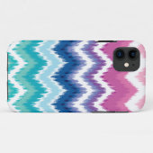 Ombre Ikat Chevron Case-Mate iPhone Case (Achterkant (horizontaal))