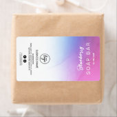 Ombre Ink Pastel Paars Soap Bar Labels (Insitu)