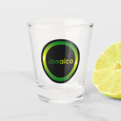 Ombre Jamaica Shot Glas (Voorkant)
