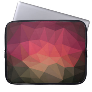 Ombre kleurrijke regenboog, stijlvol design laptop sleeve