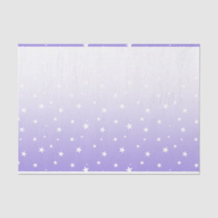 Ombre Lavender Stars Weefpapier Tissuepapier