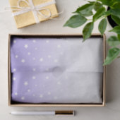 Ombre Lavender Stars Weefpapier Tissuepapier (Geschenk)