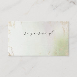 Ombre Lente Groen Goud Gereserveerde Zitting Bruil Plaatskaartje