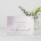 Ombre Light Paars Luxe Junior Bridesmaid Voorstel