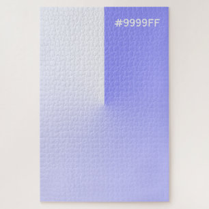 Ombre Lila en Witte Gradiënt Moeilijk Legpuzzel