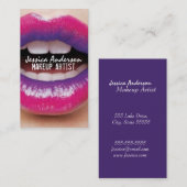 Ombre Lipstick Makeup Artist Visitekaartje (Voorkant / Achterkant)