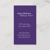 Ombre Lipstick Makeup Artist Visitekaartje (Achterkant)