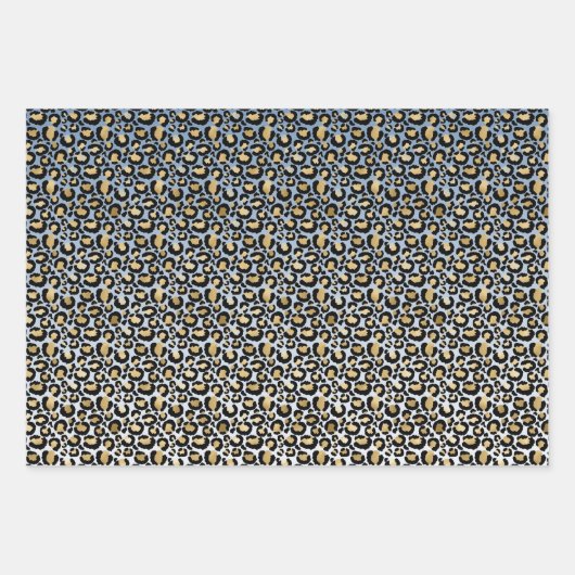 Ombre Luipaard Prints Inpakpapier Vel (Voorkant)