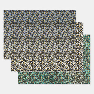 Ombre Luipaard Prints Inpakpapier Vel