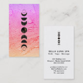 *~* Ombre Lunar Cosmic Moon Phases Universe Shaman Visitekaartje (Voorkant / Achterkant)