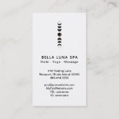 *~* Ombre Lunar Cosmic Moon Phases Universe Shaman Visitekaartje (Achterkant)