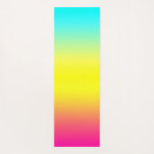 Ombre Magische Rainbow-kleuren Yogamat (Achterkant)