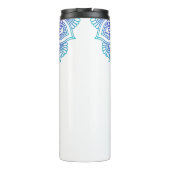 Ombre Mandala Inhale Confidentie Exhale Doubt Yoga Thermosbeker (Achterkant)