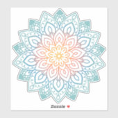 Ombré mandala sticker (Vel)