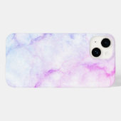 Ombre Marble Pink Paars Blue Gradient Phone Case (Achterkant (horizontaal))