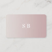 Ombre Mauve & Ivory Wedding Shower-cadeauregistrat Informatiekaartje (Achterkant)