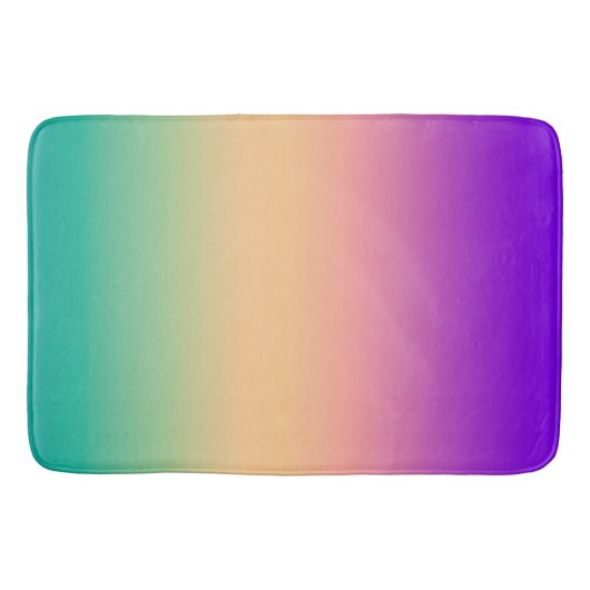 Ombre, meerkleurig badmat (Voorkant)