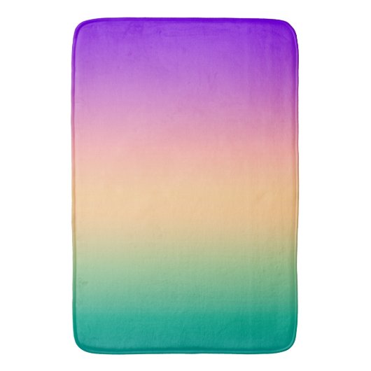 Ombre, meerkleurig badmat (Voorkant Verticaal)