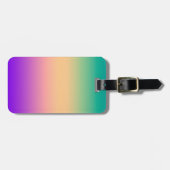 Ombre , meerkleurig bagagelabel (Voorkant horizontaal)