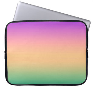 Ombre, meerkleurig laptop sleeve