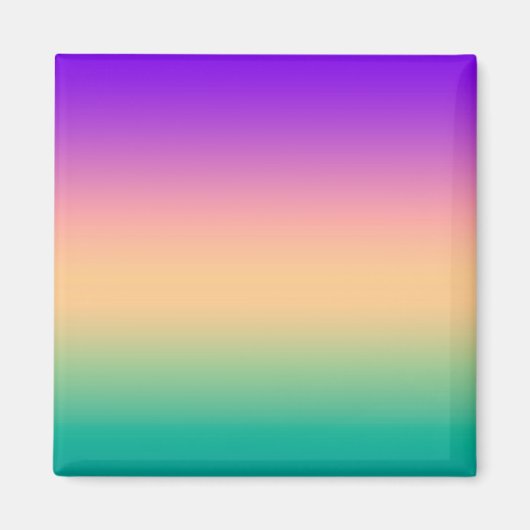 Ombre, meerkleurig magneet (Voorkant)
