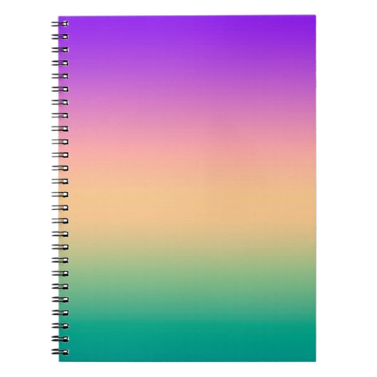 Ombre, meerkleurig notitieboek (Voorkant)
