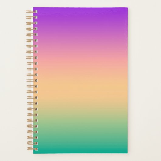 Ombre, meerkleurig planner (Voorkant)