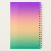 Ombre, meerkleurig planner (Achterkant)