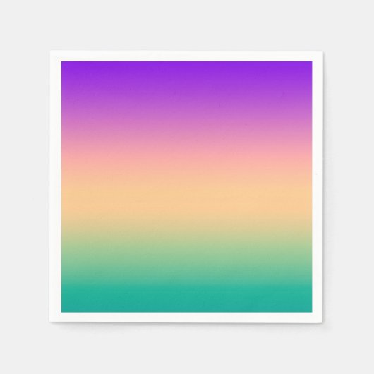 Ombre, meerkleurig servet (Voorkant)