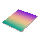 Ombre, meerkleurig tegeltje (Zijkant)