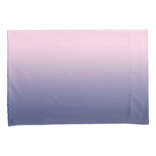 Ombre meisjes pastel roze donker Paarse gradiënt Kussensloop (Voorkant-Rechts)