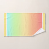 Ombre mengt perzik, Blauwgroen, groen geel handdoe Bad Handdoek (Handdoek)