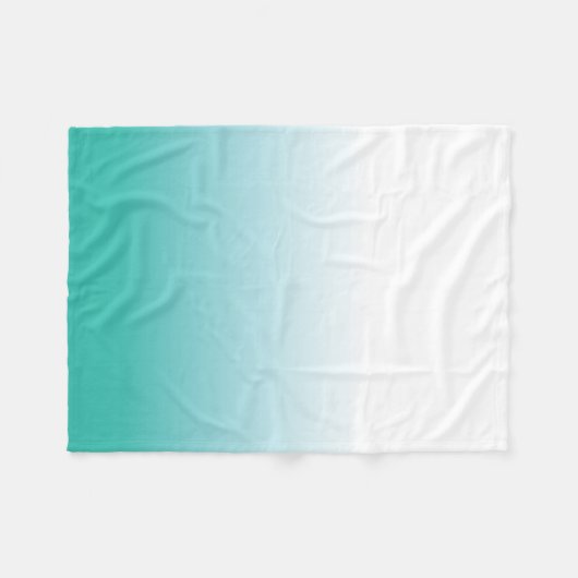 OMBRE MINT FLEECE BLANKET (Voorkant (Horizontaal))