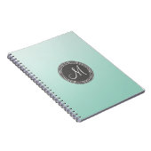 Ombre Mint Green Notitieboek (Rechterzijde)