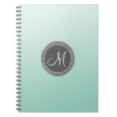 Ombre Mint Green Notitieboek (Voorkant)