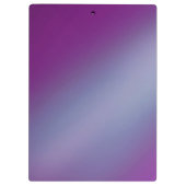 Ombre Moonlight Double Stripe blauw paarse Klembord (Achterkant)