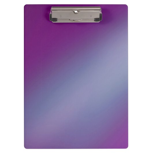 Ombre Moonlight Double Stripe blauw paarse Klembord (Voorkant)