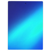 Ombre Moonlight Double Stripe blauw turquoise Klembord (Achterkant)