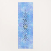 Ombre moons star Yoga instructeur studio leraar Yogamat (Voorkant)