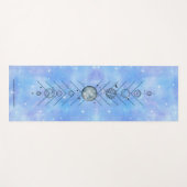 Ombre moons star Yoga instructeur studio leraar Yogamat (Voorkant (horizontaal))