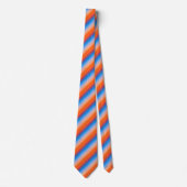 Ombre Oranje Blue Sunset Stropdas (Voorkant)