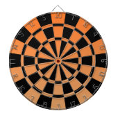 Ombre Oranje en Black Dartbord (Voorkant)