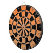 Ombre Oranje en Black Dartbord (Voorkant Rechts)