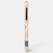 Ombre Oranje Zig Zag Chevrons Pattern Case-Mate iPhone Case (Achterkant/links)